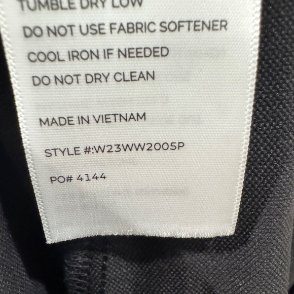 FigsPro Black Skinny Zip Fly Trouser Pants Size Medium - Picture 16 of 16